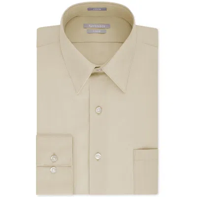 Van Heusen Mens Fitted Spread Collar Dress Shirt In White