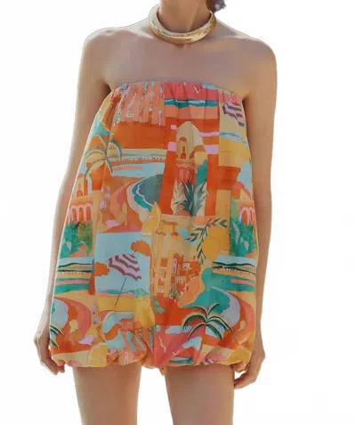 Show Me Your Mumu Beverly Bubble Dress In Postcards From Italia In Multi