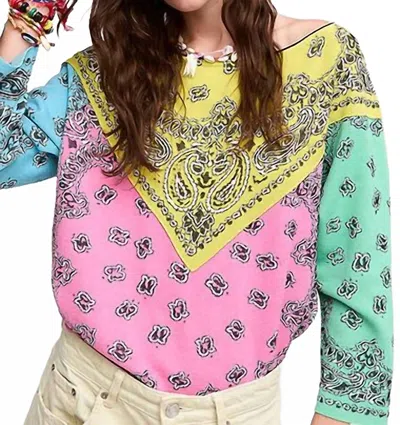 Aldo Martins Egina Sweater In Multi Bandana In Multi