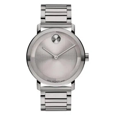 Movado Men's Bold Evolution 2.0 Swiss Quartz Ionic Plated Gray Steel Watch 40mm In Gray