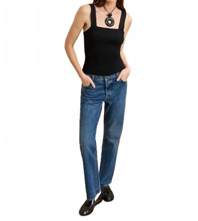 La Ligne Nyc Henriette Tank Top In Black In Black