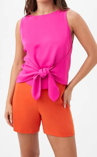 Trina Turk Kuri Top In Trina Pink In Pink
