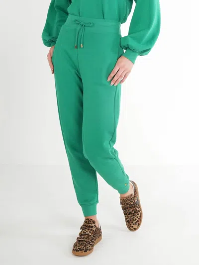Emily Mccarthy Downtown Jogger In Jellybean French Terry In Green