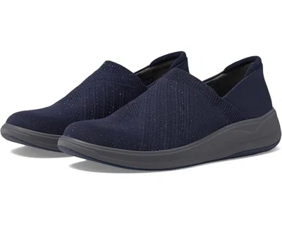Bzees Triumph Sneakers Women's Blue Memory Foam Slip On Casual Shoes Rhs4922 In Blue