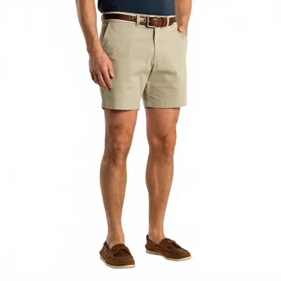 Duck Head Gold School Chino Short In Khaki In Brown