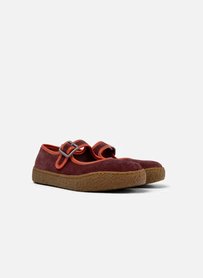 Camper Peu Terreno Mary Jane Flat In Brown