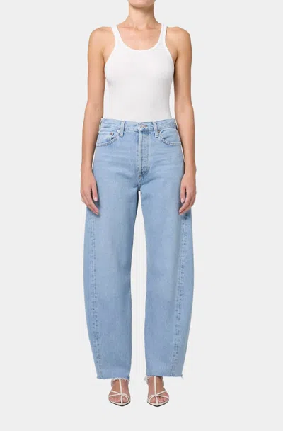 Agolde Luna Pieced Jean In Void In Blue