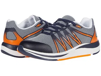 Drew Men's Player Athletic Sneakers In Navy/orange In Gray