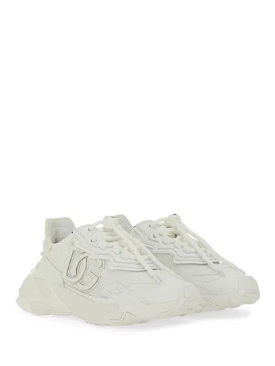 Dolce & Gabbana Accelerate Fabric Sneakers Leather Inserts
