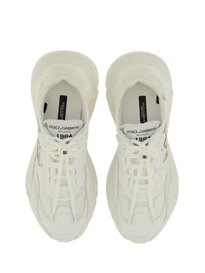 Dolce & Gabbana Accelerate Fabric Sneakers Leather Inserts