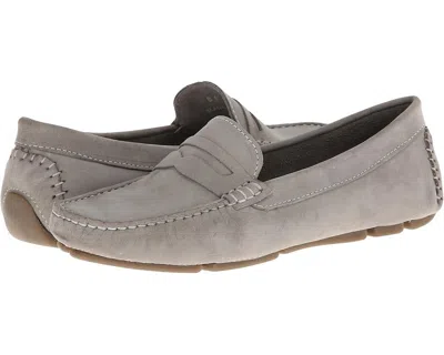 Mario Matteo Massimo Matteo Penny Keeper Loafers Women's Gray Nubuck Moc Toe Casual Zogg982 In Gray