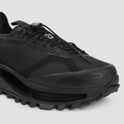 Y-3 Black Sneakers With Sole And Lacing System