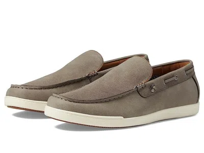 Steve Madden Pynnto Men's Mhroom Suede Slip On Moc Toe Casual Shoes Jobb1562 In Gray
