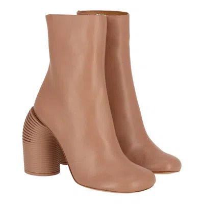 Off-white Off White Womens Nude Boot In Brown