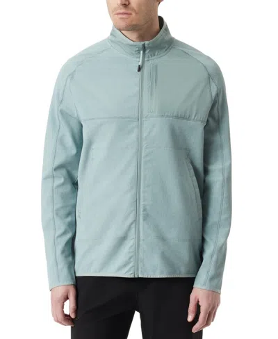 Bass Outdoor Trail Jacket Men's Blue Regular Fit Athletic Full Zip Fts172 In Green