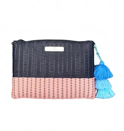 Squeeze De Citron Lemon Drop Citron Bag In Navy/melon In Multi