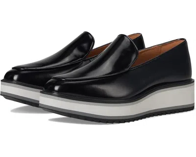 Johnston & Murphy Gracelyn Venetian Platform Loafer In Black