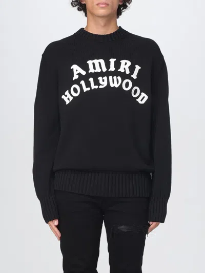 Amiri Hollywood Sweater With Embroidery In Black