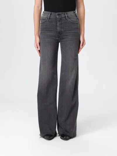 Mother Jeans  Woman Color Denim In Gray