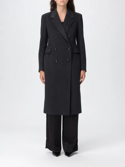 Tagliatore Double-breasted Jacket With Structured Shoulders And Flap Pockets In Gray