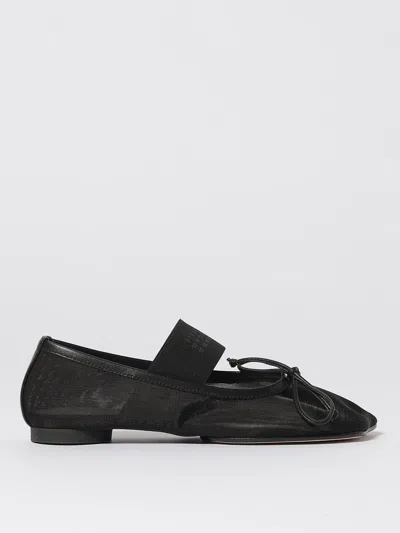 Mm6 Maison Margiela Mm6 By Maison Margiela "anatomic" Ballet Flats – Black In Black