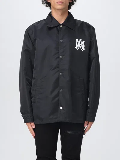 Amiri Logo Buttoned Jacket In Black