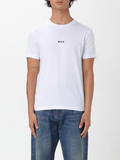 Msgm Cotton T-shirt In White