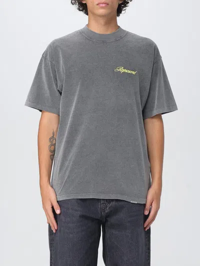 Represent Script Logo T-shirt In Gray