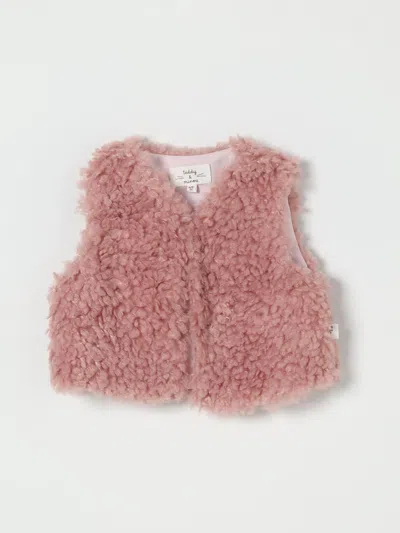 Teddy & Minou Coat  Kids Color Blush Pink In Pink