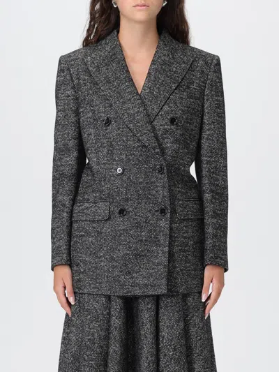 Dolce & Gabbana Embroidered Wool Blend Blazer In Multi