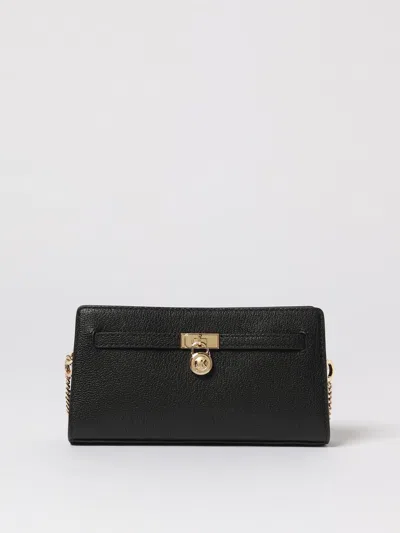 Michael Kors Hamilton Moderne Extra-small Leather Convertible Crossbody Bag In Black