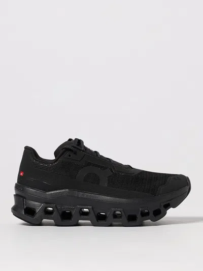 On Cloudmster Mesh Low-top Sneakers In Black