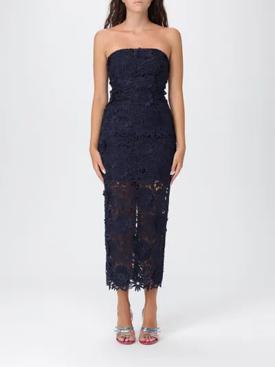 Rotate Birger Christensen Dress Rotate Woman Color Blue In Blue