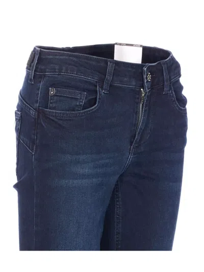 Liu •jo Five-pocket Trousers With Back Patch Pockets In Blue