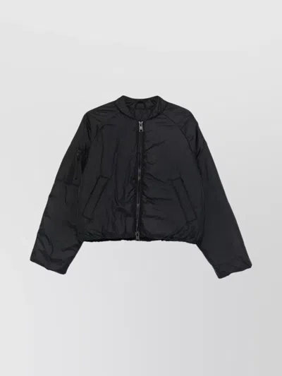 Canada Goose Elba 750 Fill Power Down Packable Bomber Jacket In Black