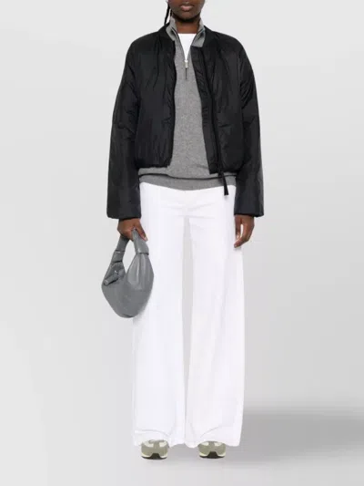 Canada Goose Elba 750 Fill Power Down Packable Bomber Jacket In Black