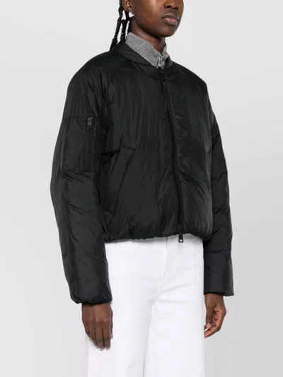 Canada Goose Elba 750 Fill Power Down Packable Bomber Jacket In Black