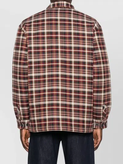Carhartt Medium-weight Check Overshirt With Button Closure In Multi