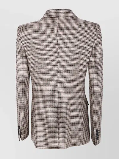 Tagliatore Double-breasted Jacket Back Vent In Multi