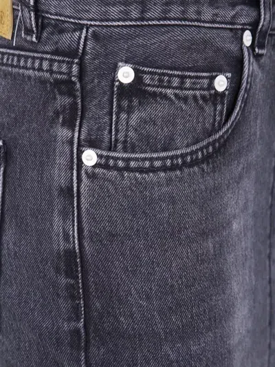 Haikure Authentic Skirt With Pockets And Slit In Blue