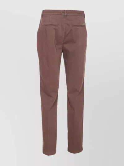 Liu •jo Buttoned Jeans With Side And Back Pockets In Brown