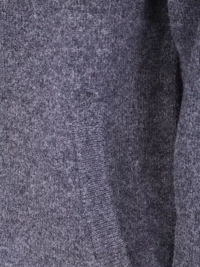 Barbour Elbow Patch Long Sleeve Knit Sweater In Blue