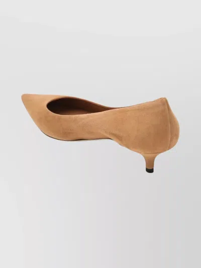 Jimmy Choo Décolleté Amelia In Suede Color Toffee In Brown