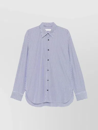Dries Van Noten Croomd Shirt In Blue