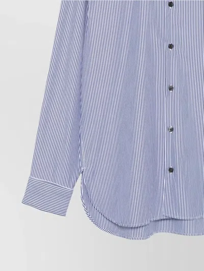 Dries Van Noten Croomd Shirt In Blue