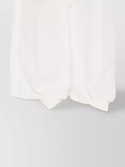 Circolo 1901 Double-breasted Velvet Jacket Featuring Pockets In Black