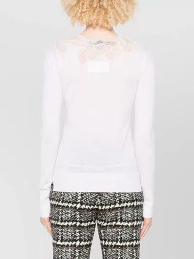Ermanno Scervino Wool Turtle Neck Sweater In Animal Print