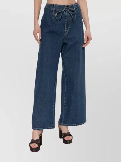 Etro Wide-leg Jeans In Blue