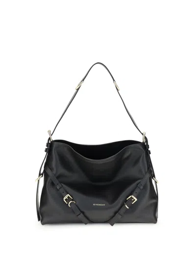 Givenchy Women Voyou Nano Bag In Polished Leather In Black