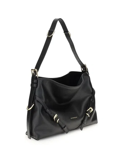 Givenchy Women Voyou Nano Bag In Polished Leather In Black